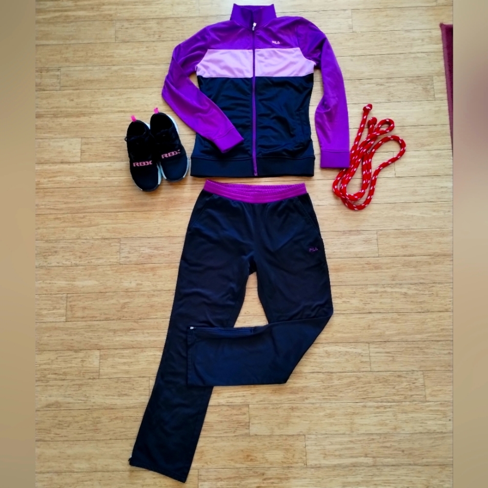 FILA Track suite | Running yoga - exercise pants and top